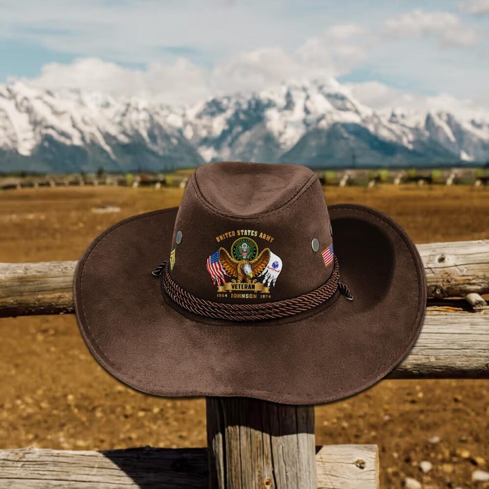 US Army, O 2 Army First Lieutenant - Cowboy Hat - Image 4