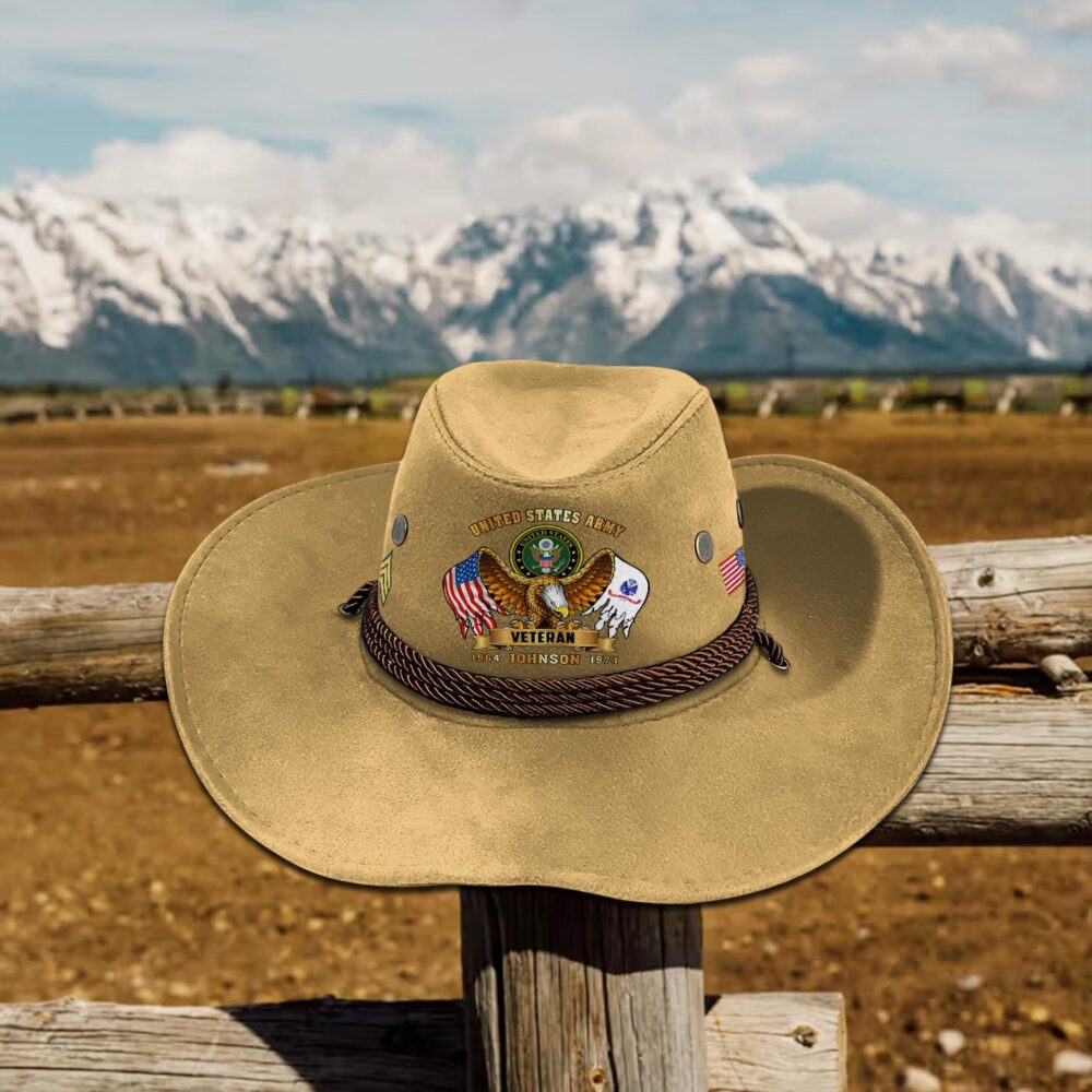 US Army, O 2 Army First Lieutenant - Cowboy Hat - Image 5
