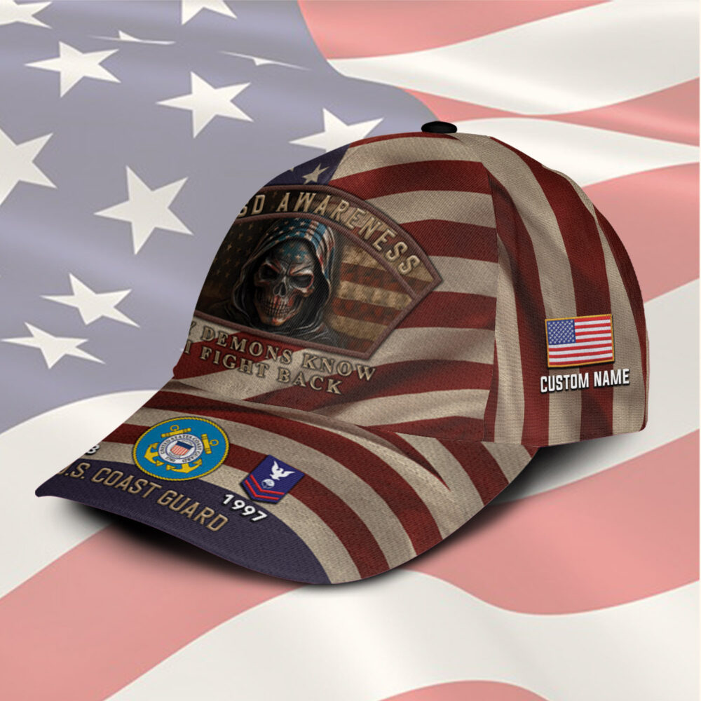 US Coast Guard, E 4 Gold - Classic Cap - Image 2