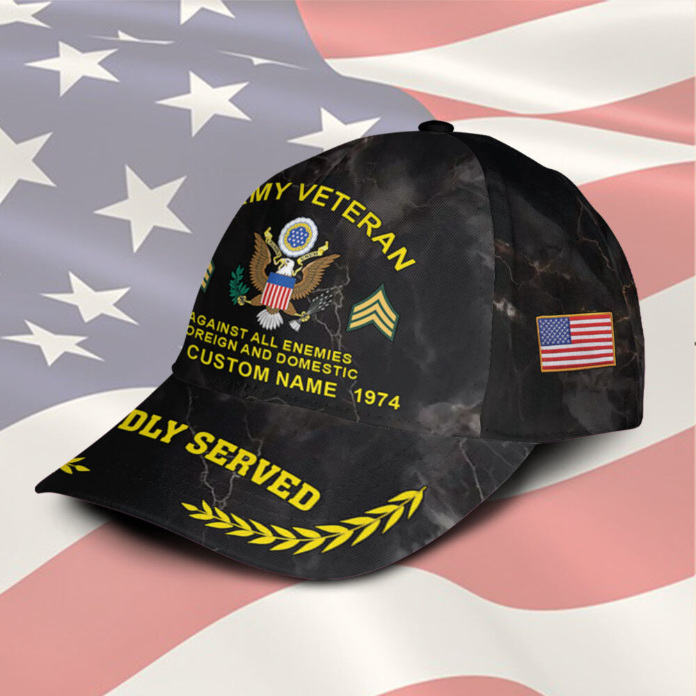 US Army, E 6 Army Specialist - Classic Cap - Image 2