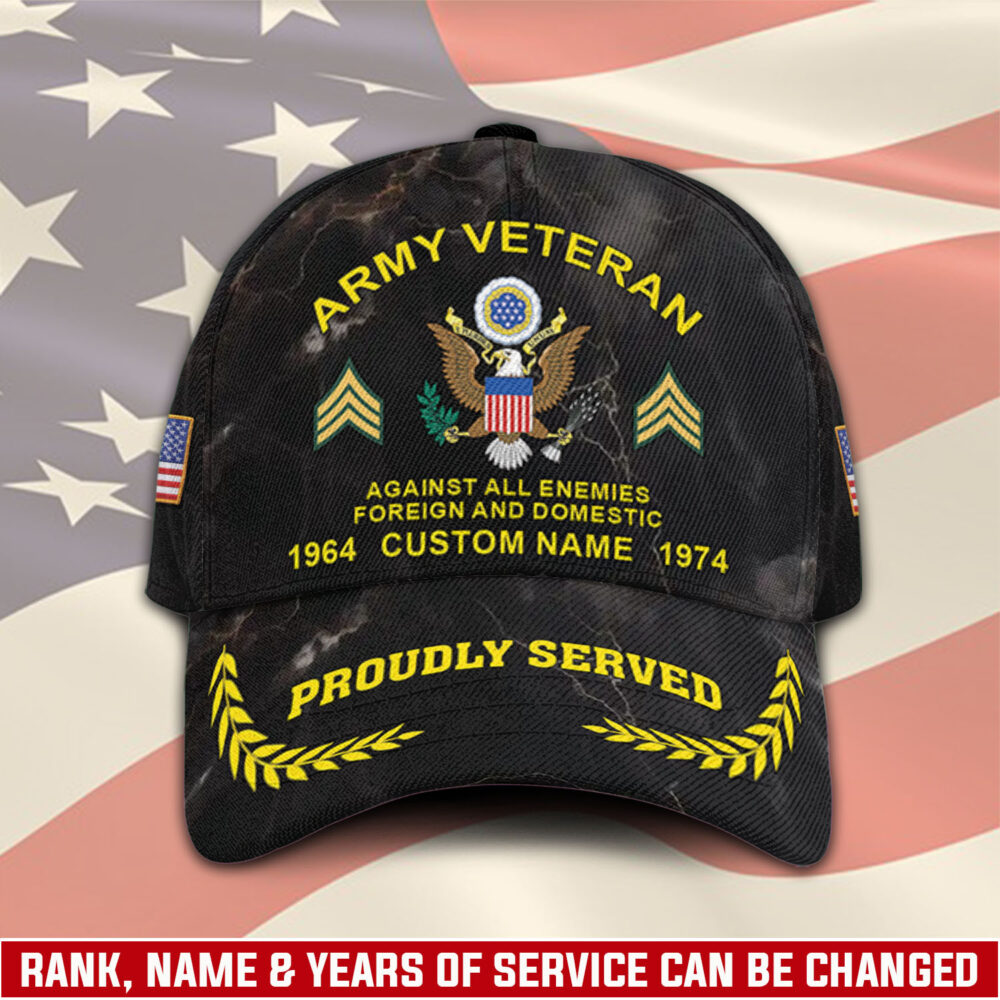 US Army, E 6 Army Specialist - Classic Cap