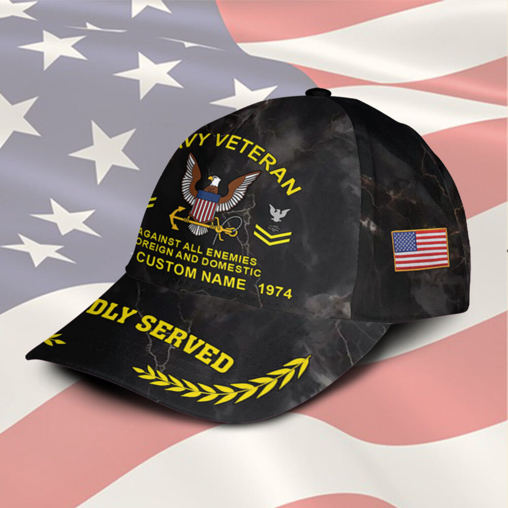 US Navy, E 2 Blue - Classic Cap - Image 2