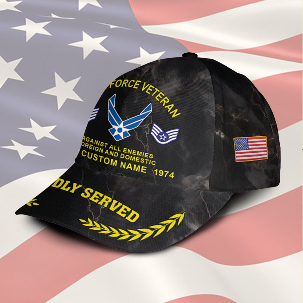 US Air Force, Honor, Duty, Service - Classic Cap - Image 2