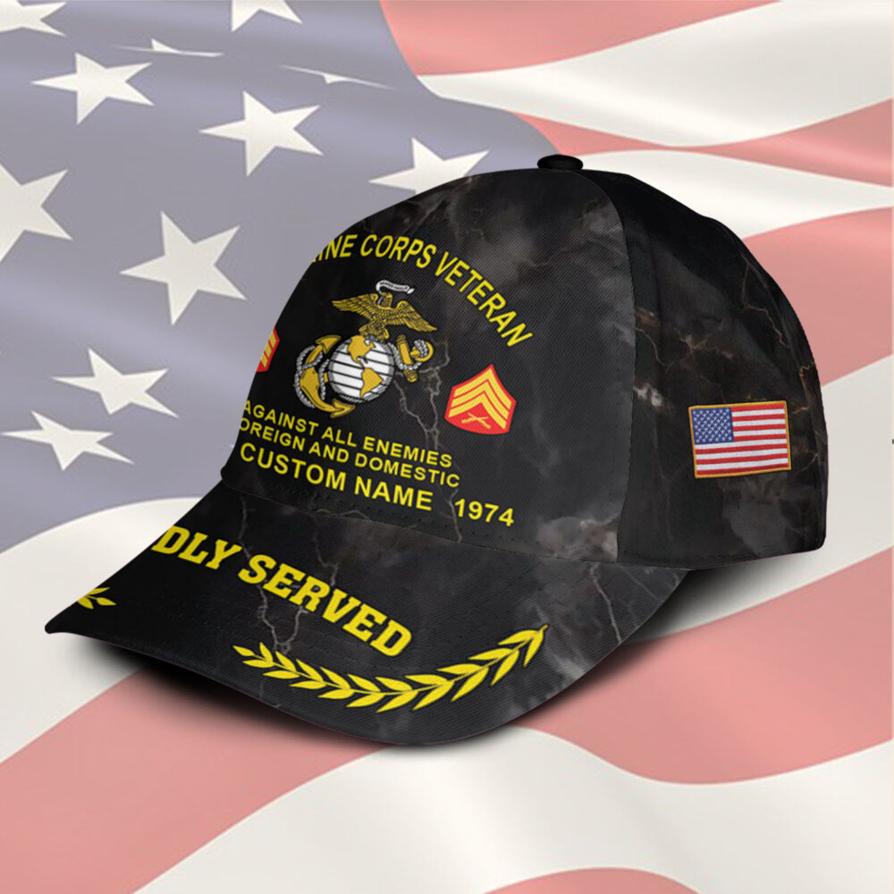 US Marine Corps, Never Retreat, Never Surrender - Classic Cap - Image 2