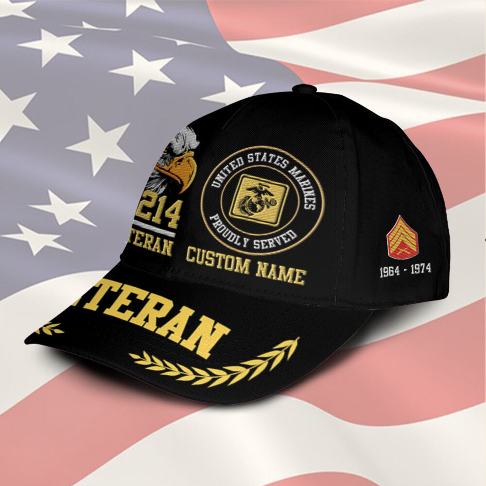 US Marine Corps, Duty, Honor, Country - Embroidered Classic Cap - Image 2