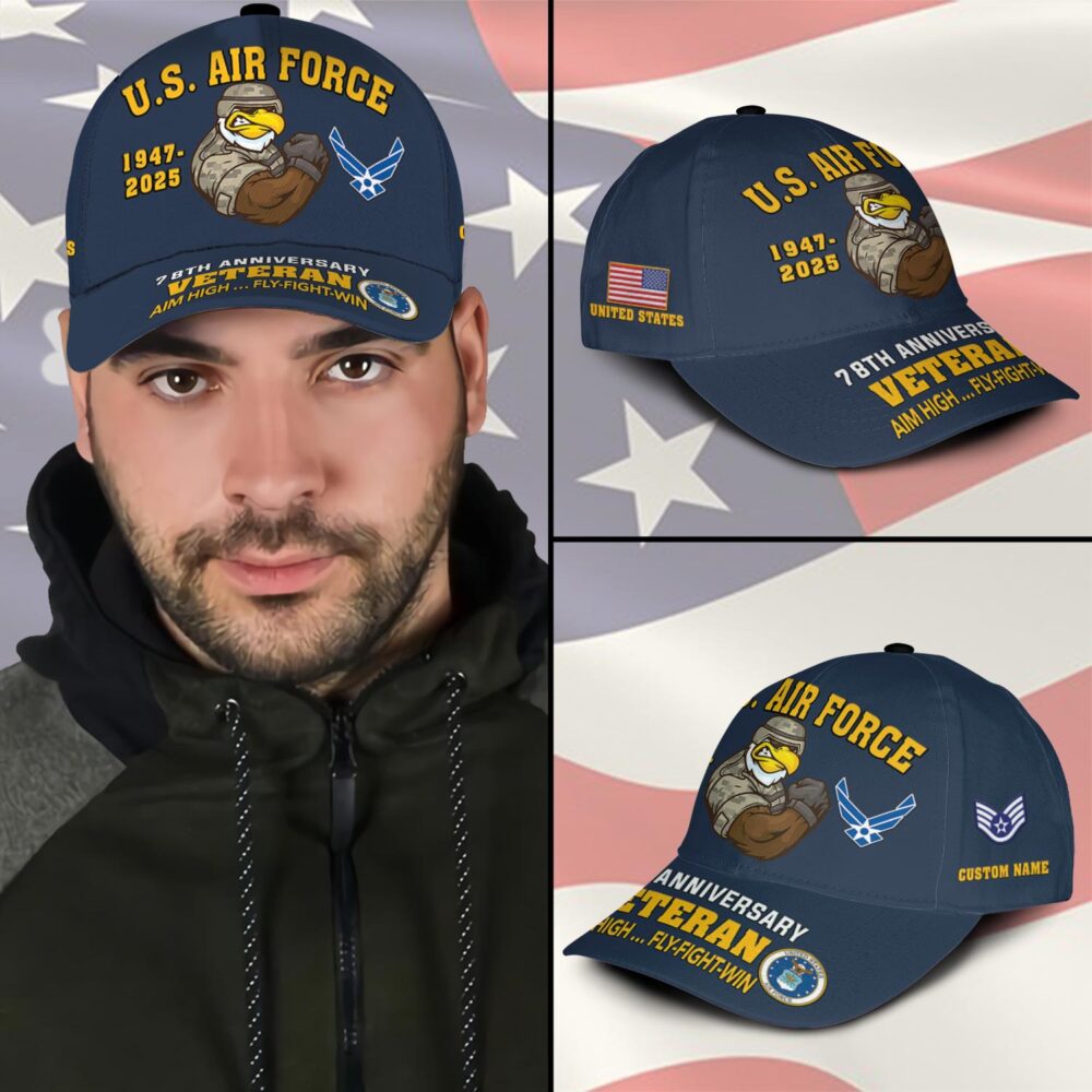 US Air Force, Service Before Self - Classic Cap - Image 3