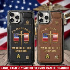 US Army, I Walked The Walk - Leather Flip Phone Case