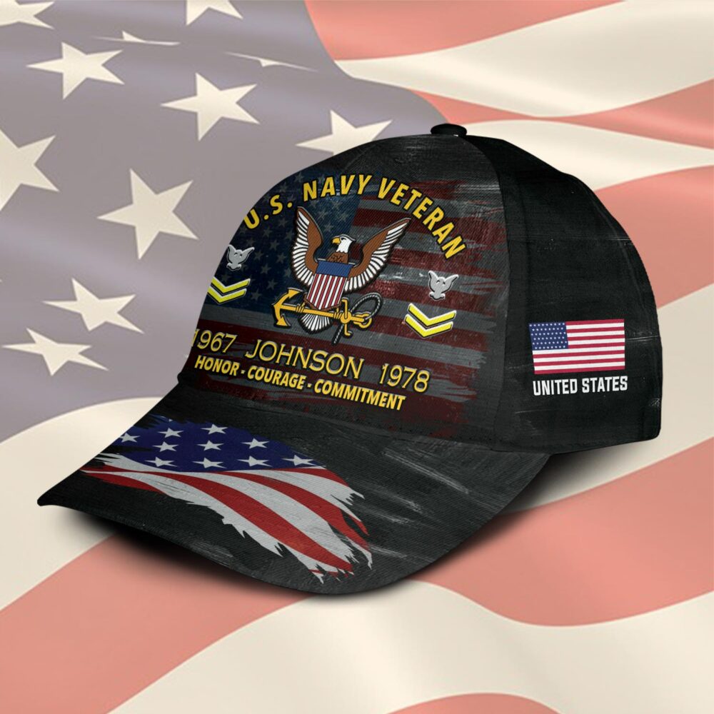 US Navy, E 6 Gold - Classic Cap - Image 2