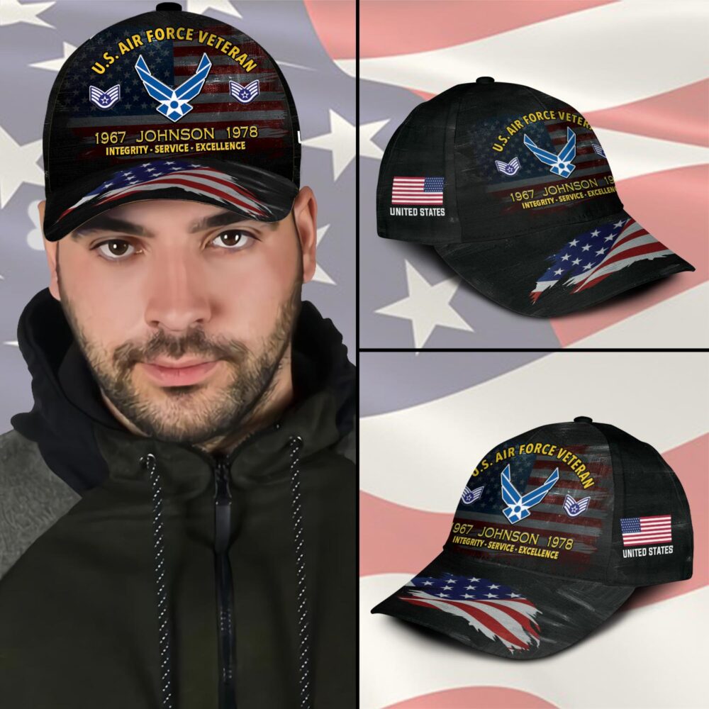 US Air Force, E 9 Air Force Chief Master Sergeant - Classic Cap - Image 3