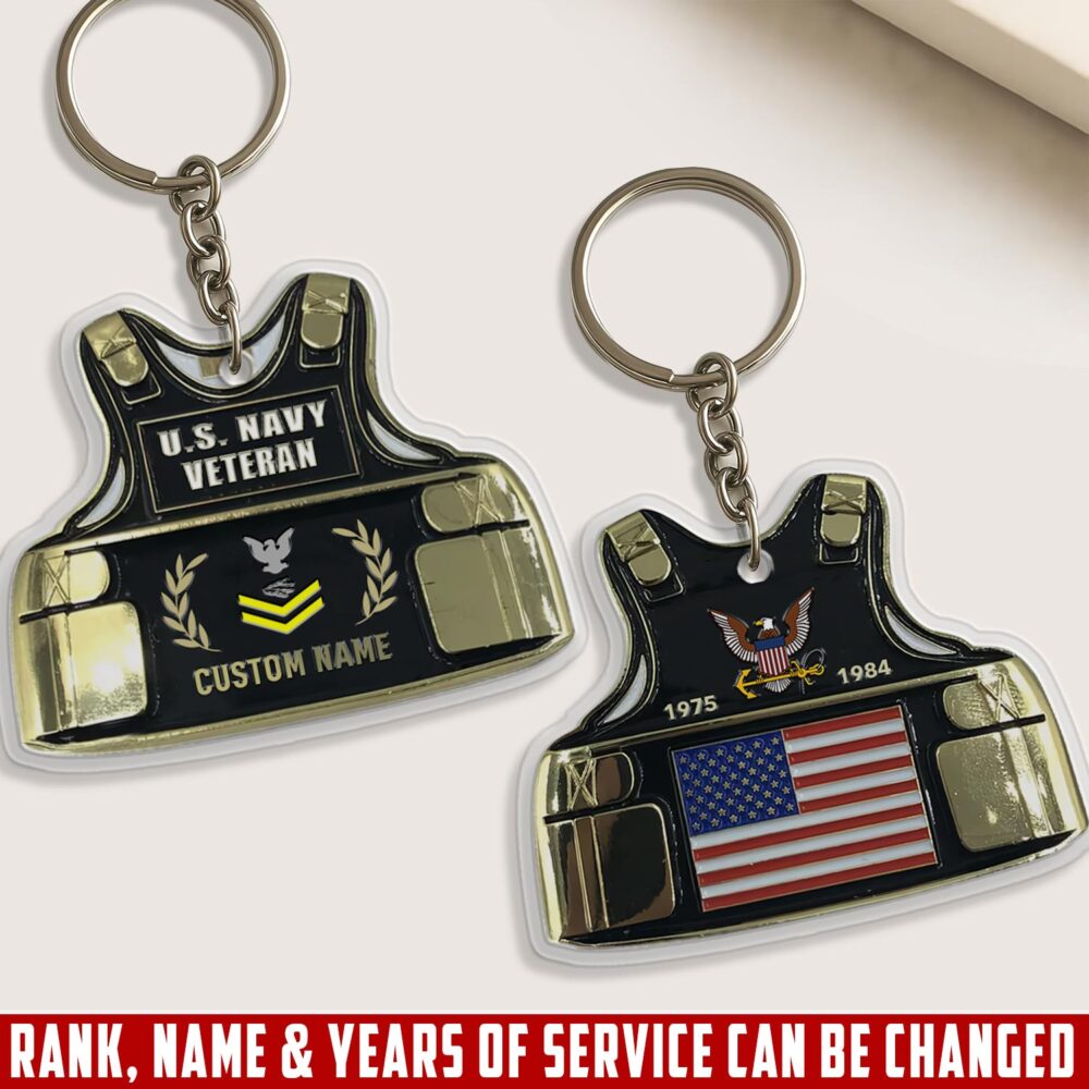US Navy, Duty, Honor, Country - Acrylic Keychain