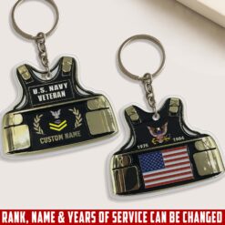 US Navy, Duty, Honor, Country - Acrylic Keychain