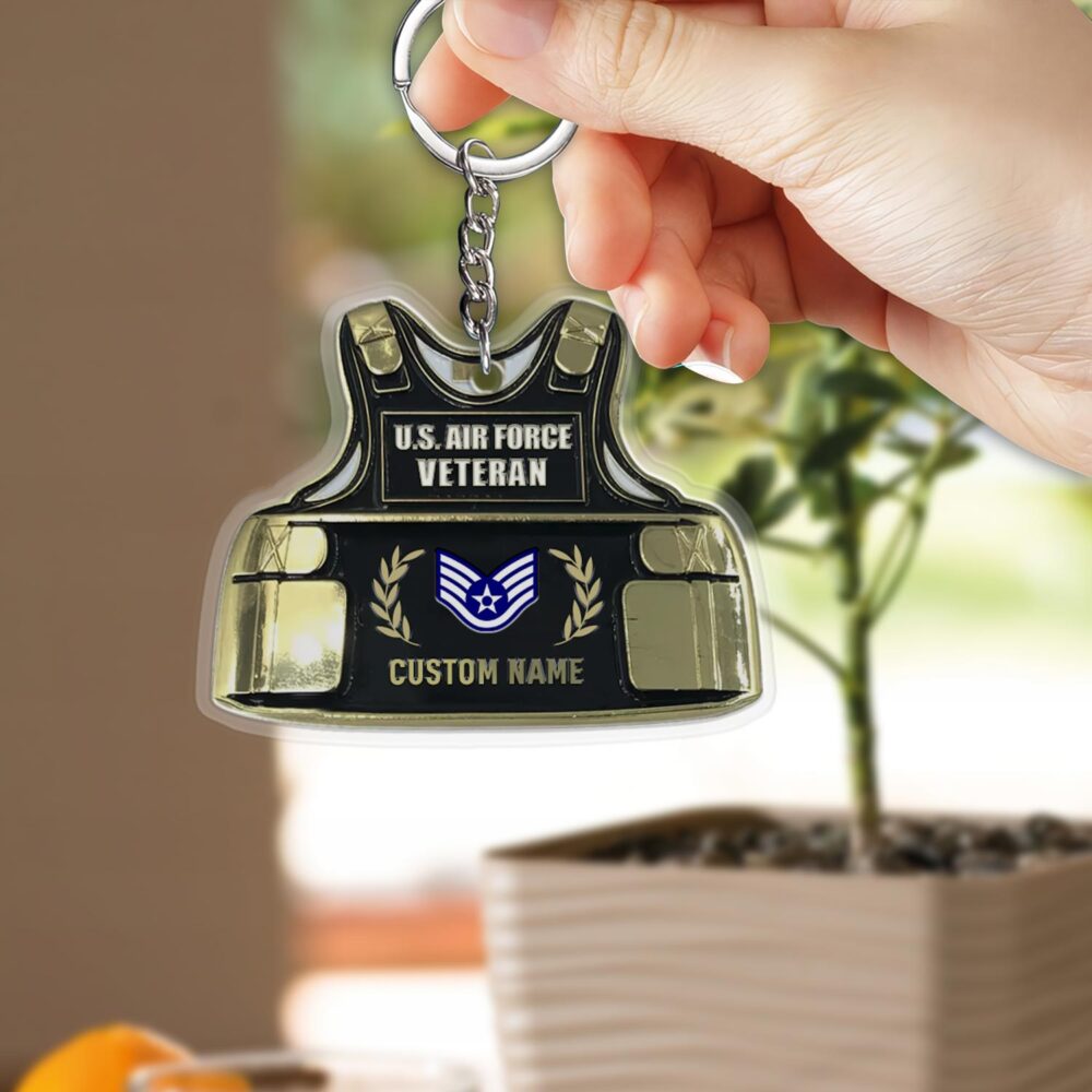 US Air Force, Always Remember, Never Forget - Acrylic Keychain - Image 2