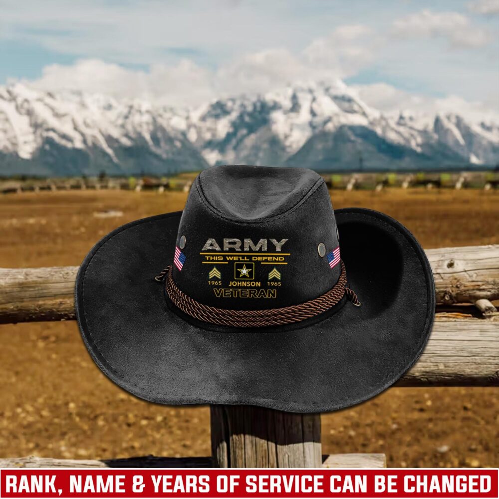 US Army, Thank a Veteran - Cowboy Hat - Image 4