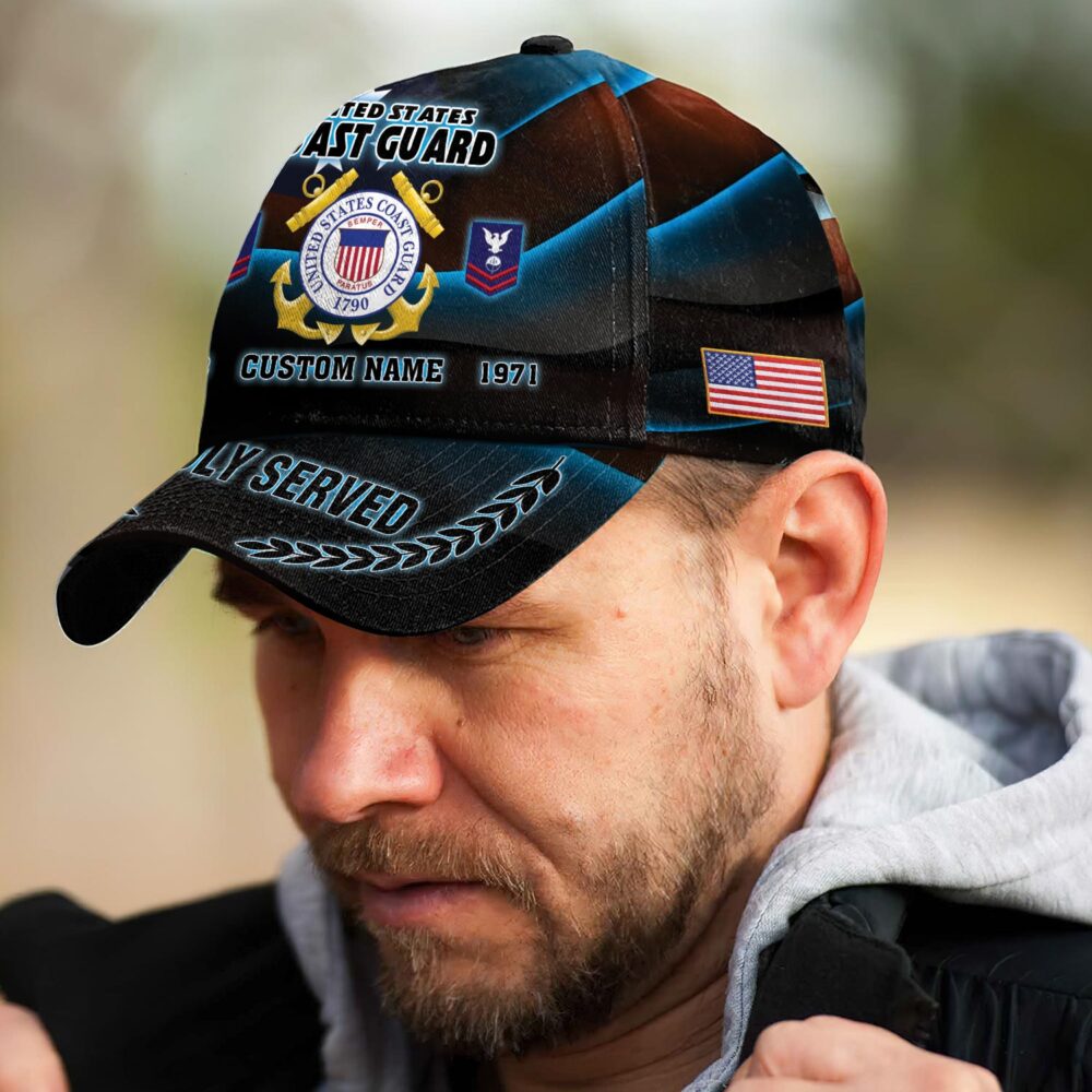 US Coast Guard, E 7 Gold - Classic Cap - Image 3