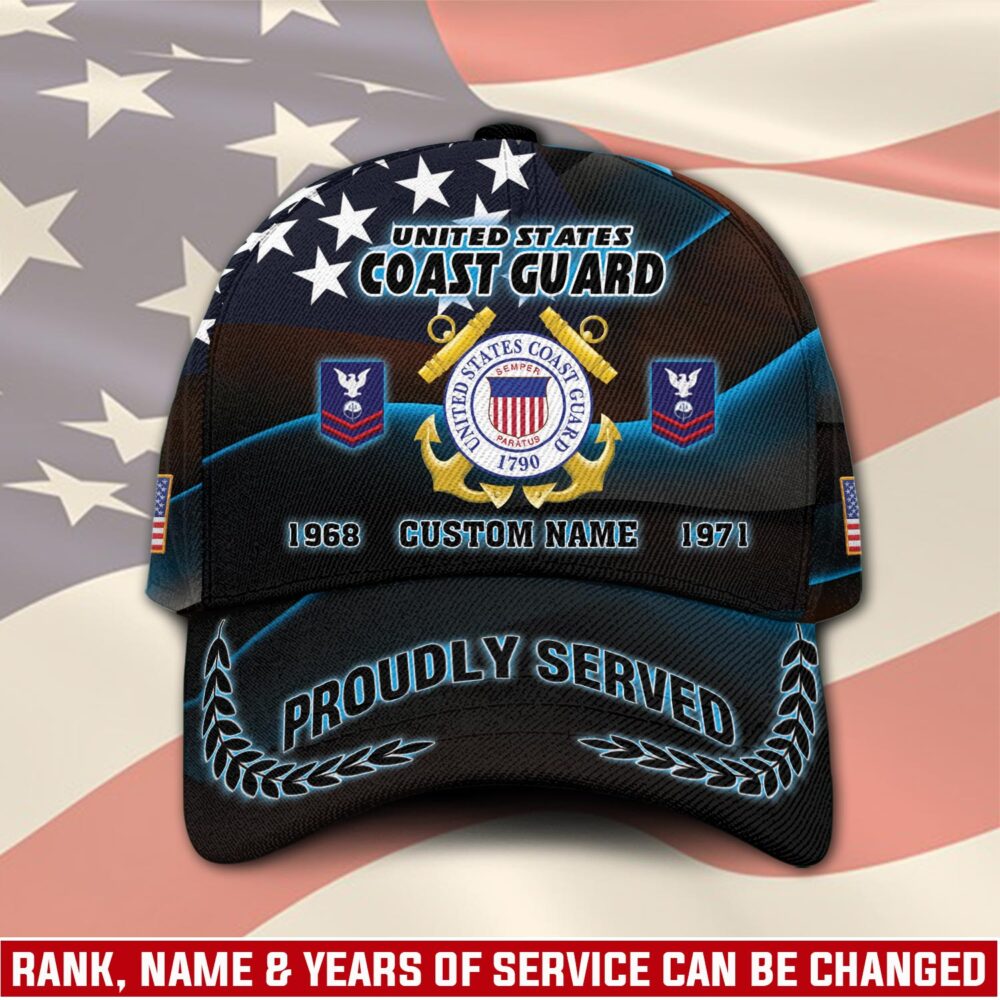 US Coast Guard, E 7 Gold - Classic Cap