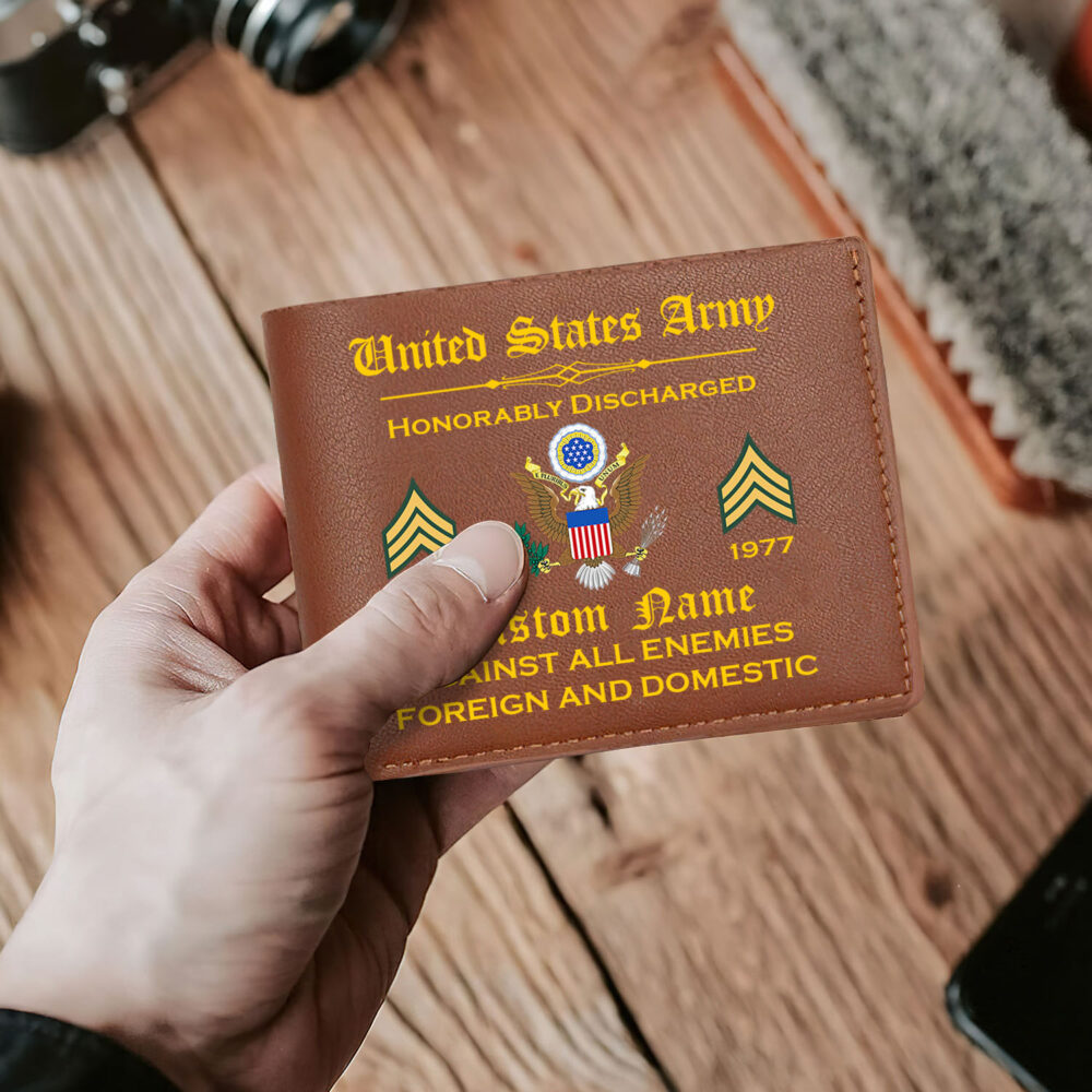 US Army, I Walked The Walk - Man Wallet - Image 2