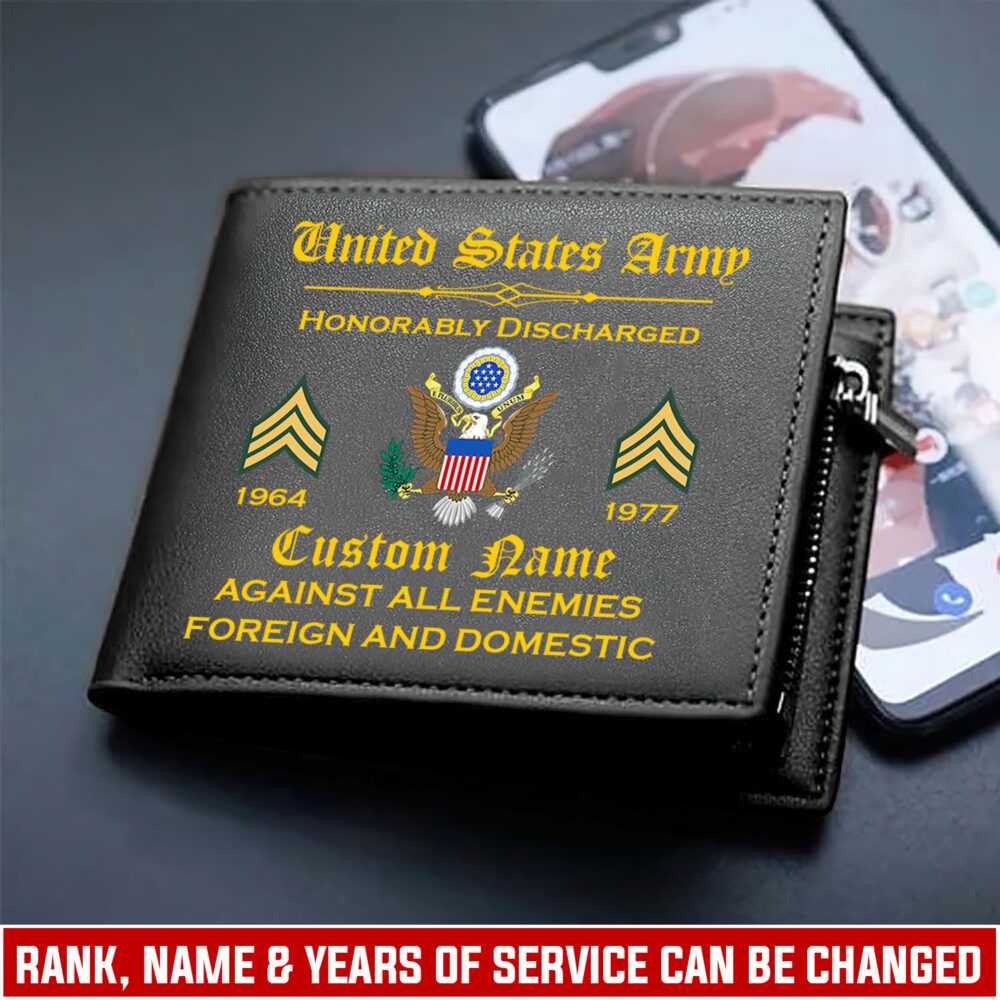 US Army, I Walked The Walk - Man Wallet