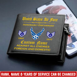 US Air Force , Honoring All Who Served - Man Wallet