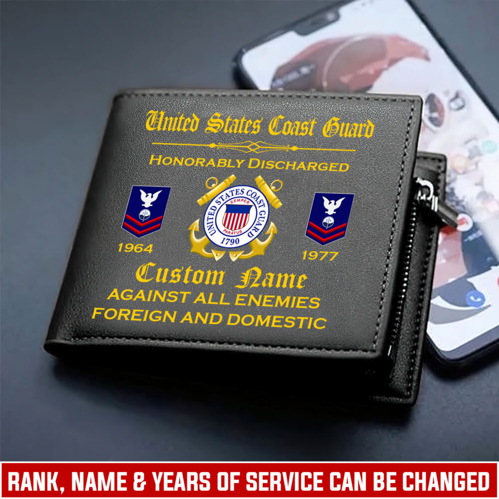 US Coast Guard, E 2 Blue - Man Wallet