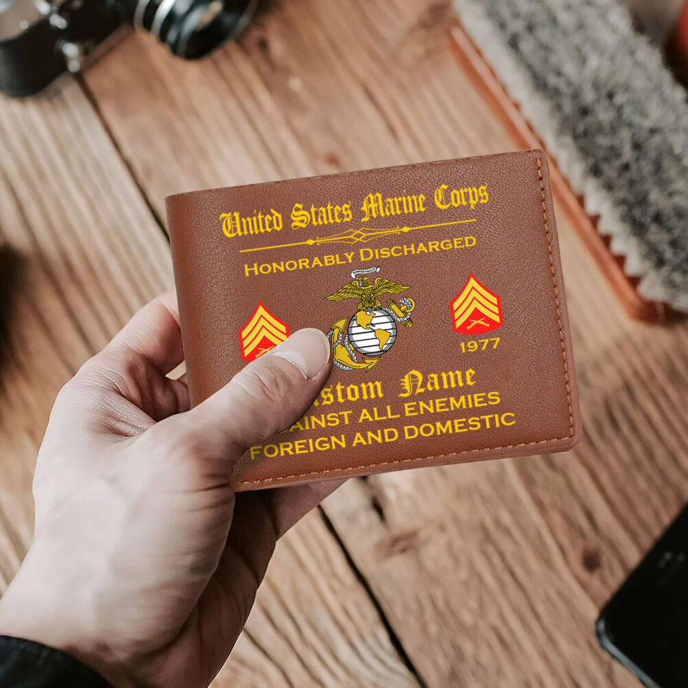 US Marine Corps, Served With Pride - Man Wallet - Image 2
