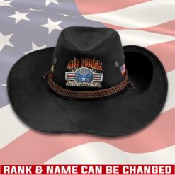 US Air Force , Remember - Honor - Respect - Cowboy Hat