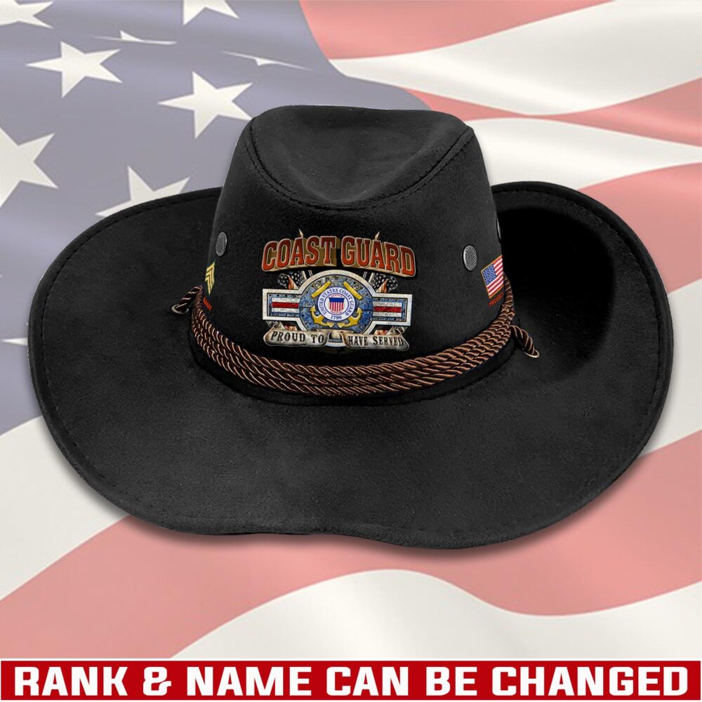 US Coast Guard, E 5 Red - Cowboy Hat