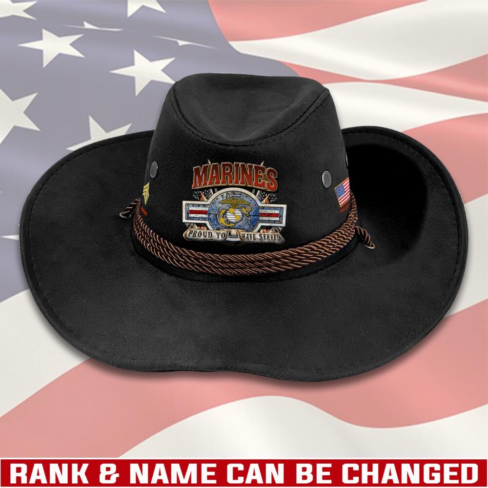 US Marine Corps, I Walked The Walk - Cowboy Hat