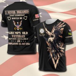 US Navy, E 4 Gold - T-Shirt