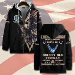US Air Force , Life And Pride - Zip Hoodie