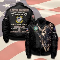 US Coast Guard, All Gave Some, Some Gave All - Bomber Jacket
