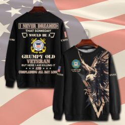 US Coast Guard, E 4 Gold - Sweatshirt