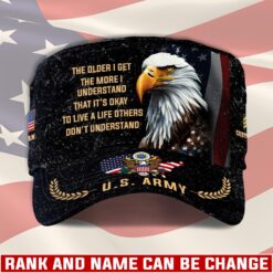 US Army, Proud Veteran - Military Cap