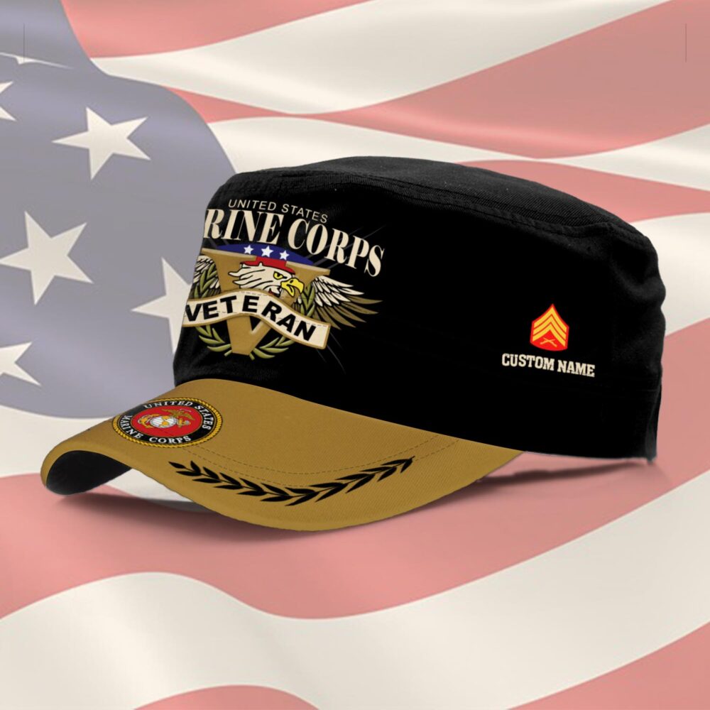 US Marine Corps, E 8 Marines First Sergeant - Military Cap - Image 2