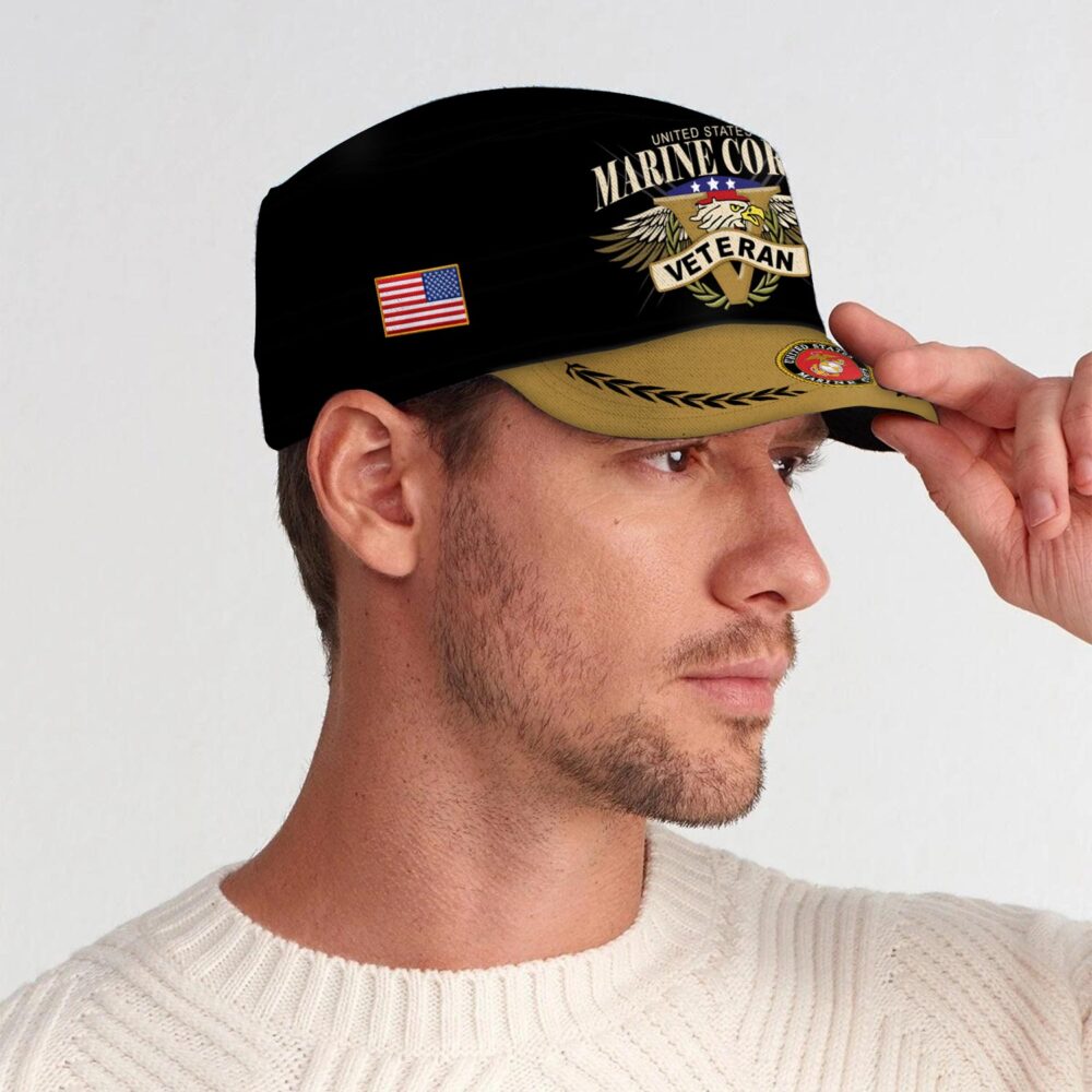 US Marine Corps, E 8 Marines First Sergeant - Military Cap - Image 3