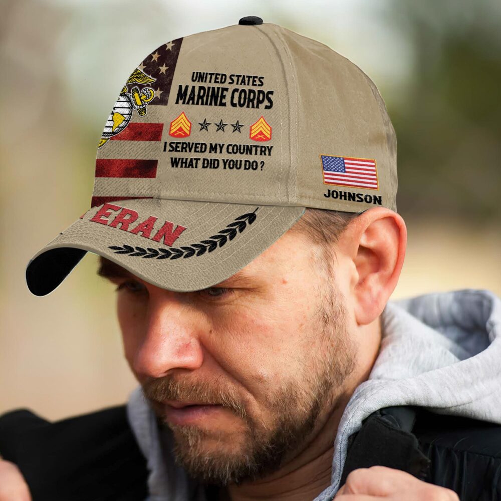 US Marine Corps, Thank a Veteran - Classic Cap - Image 3
