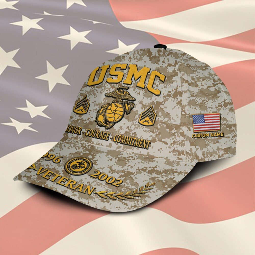 US Marine Corps, Honoring All Who Served - Classic Cap - Image 2