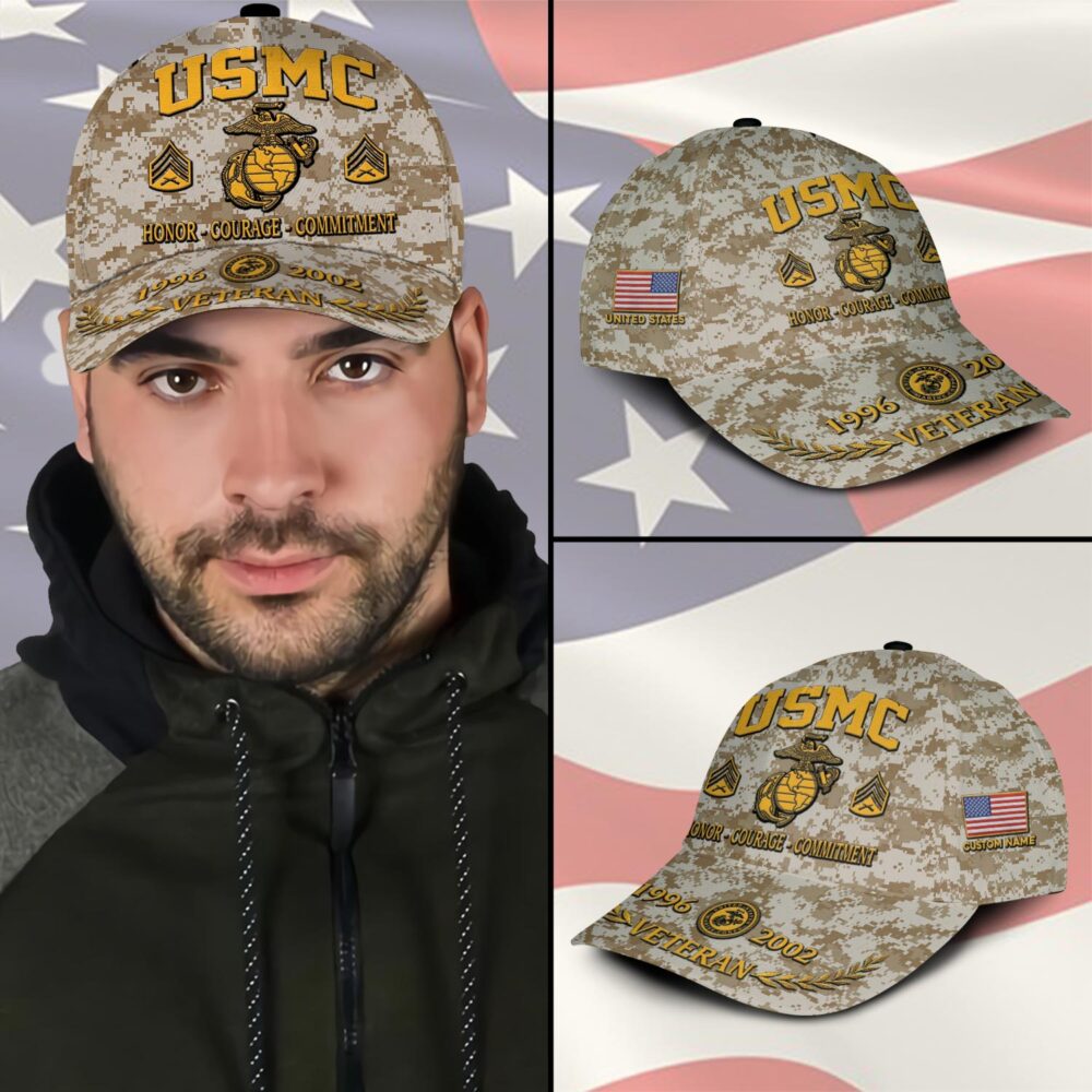 US Marine Corps, Honoring All Who Served - Classic Cap - Image 3