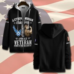 US Air Force , Once An Airman, Always An Airman - Zip Hoodie