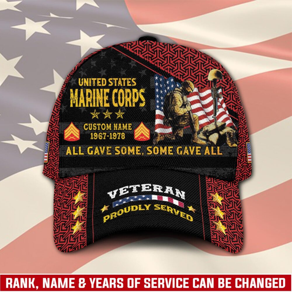 US Marine Corps, Honor, Duty, Service - Classic Cap