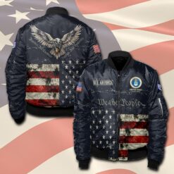 US Air Force , Proud Veteran - Bomber Jacket
