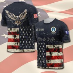 US Air Force , Freedom Over Fear - T-Shirt