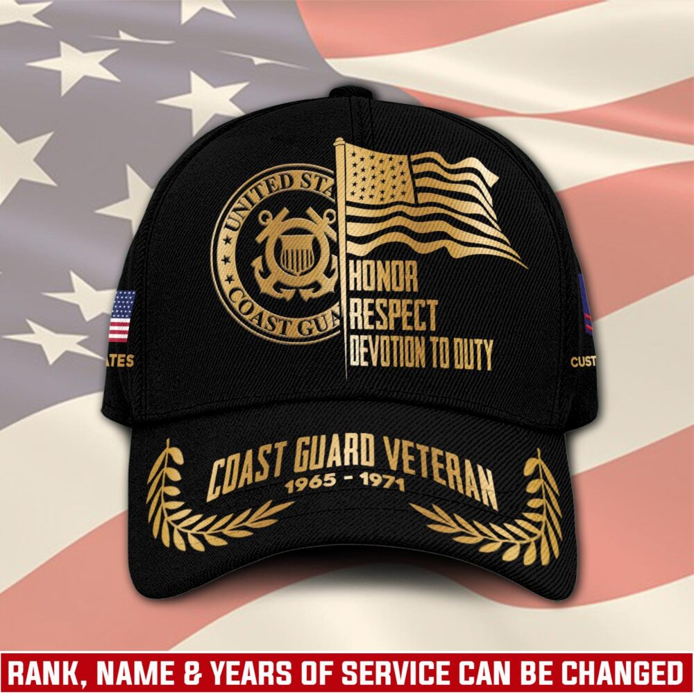 US Coast Guard, E 7 Gold - Classic Cap