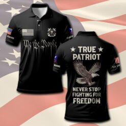 US Coast Guard, E 4 Red - Polo Shirt