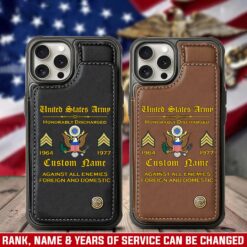 US Army, Freedom Isn't Free - Leather Flip Phone Case