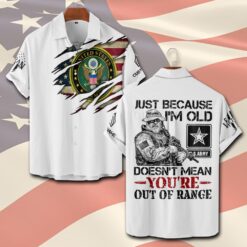 US Army, Once A Soldier, Always A Soldier - Short Sleeve Button Shirt