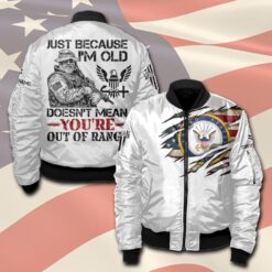 US Navy, Proud Veteran - Bomber Jacket
