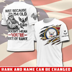 US Navy, E 7 Red - T-Shirt