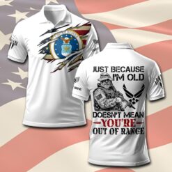 US Air Force , E 5 Air Force Staff Sergeant - Polo Shirt
