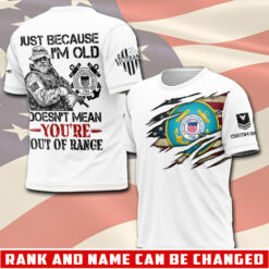 US Coast Guard, Land Of The Free, Because Of The Brave - T-Shirt