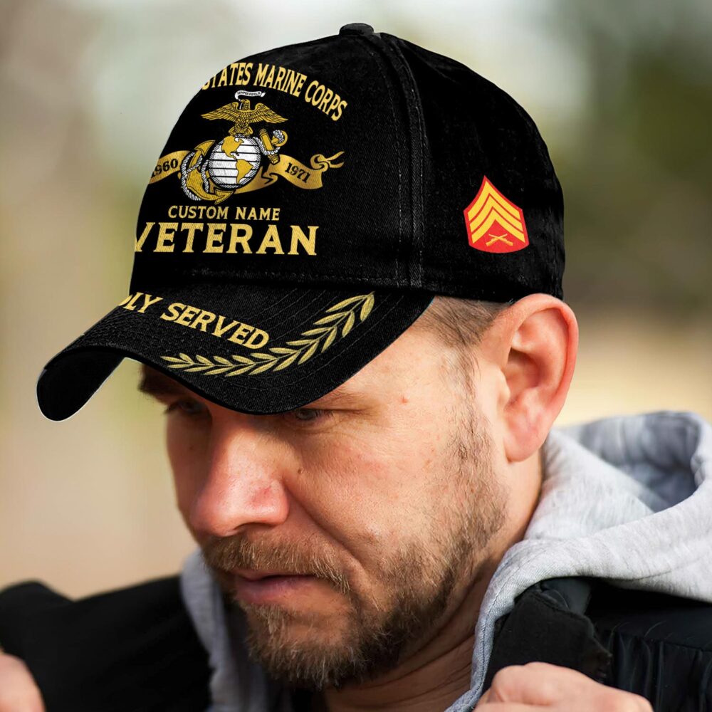 US Marine Corps, E 3 Marines Lance Corporal - Classic Cap - Image 3